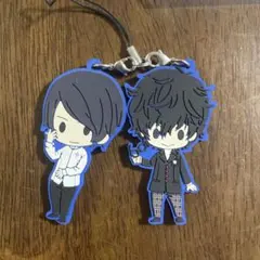 ペルソナ5 animax cafe+ ジョーカー 主人公 缶バッジ - メルカリ