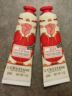 ロクシタン ハンドクリーム ローズヴァインピーチ 30ml 2本セット 新品