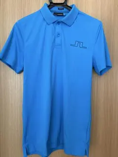 J.LINDEBERG ゴルフ ポロシャツ メンズ 水色 高機能　S