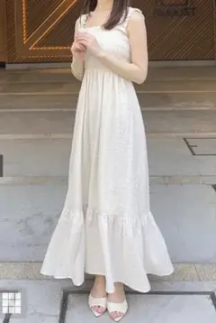 【新品】GRL ふくれキャミソールワンピース