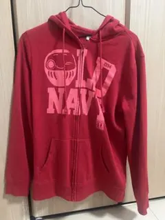 OLD NAVY レッド ジップアップパーカー Mのサムネイル
