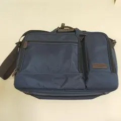 美品 POLO CLUB ポロクラブ ビジネスバッグ ネイビー 3way A4