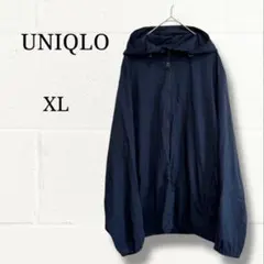 UNIQLO ユニクロ ポケッタブルパーカー ナイロンジャケット ネイビー XL
