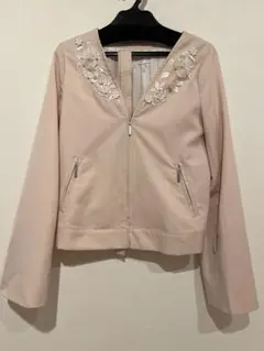 WILLSELECTION ピンク刺繍ジャケット