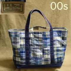 激レア 00s L.L.Bean Boat and Tote マドラスチェック