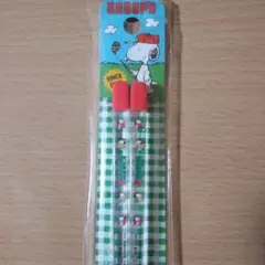 レトロ サンリオ製 スヌーピー クリアデラックス箸 レア