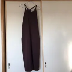 ニットキャミワンピース ジーユー　M