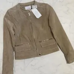 ◎新品タグ付き　MANGO 本革　レザージャケット　XS