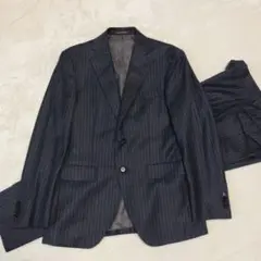 超美品✨️ オリヒカ×レダ スーツ Y5 ウール スーパー110❜S 黒×紺