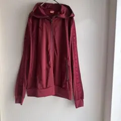 PUMAプーマ　トラックジャケットパーカーLサイズ　ワインレッド