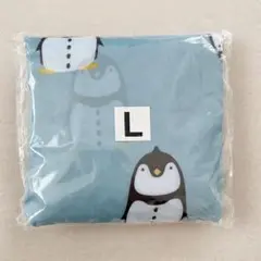 残り1点❣️美品エコトート大 ペンギン スカイブルー