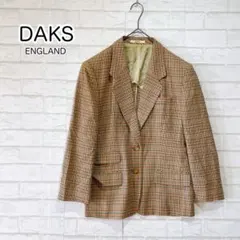 ダックス ウールテーラードジャケット(11号)ハウスチェック 英国風 クラシック