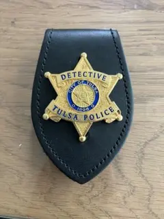 レプリカ】LAPD ロサンゼルス市警 ポリスバッジ 手帳型ケース付き