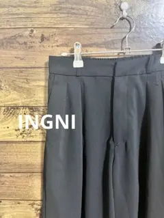 INGNI イング　パンツ　ワイド　ブラック　M
