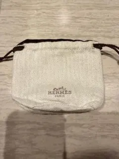 HERMES ヘリンボーン巾着袋 クッション付き - メルカリ