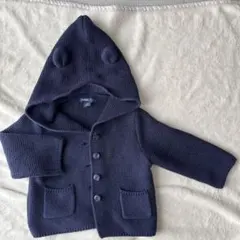 Baby GAP カーディガン 耳付き 12-18months 紺