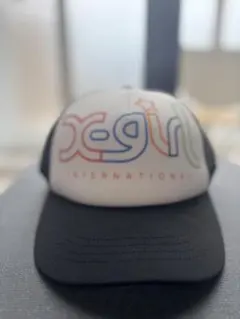 X-girl stagesカラフルロゴメッシュキャップ 52-56cm