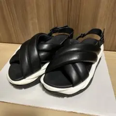✨美品✨ミュウミュウ サンダル スリングバック リボン ナッパ