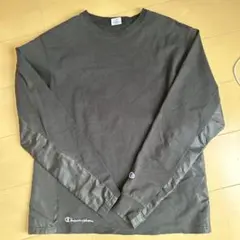 Champion ブラック 長袖トレーナー S