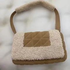 ZARA ボア　ショルダーバッグ