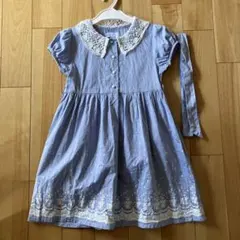 マザウェイズ　水色 半袖ワンピース 120