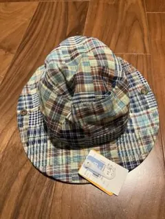 【新品】48㎝チェック柄バケットハット