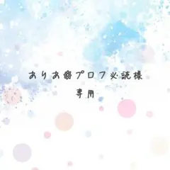 ありあ❁プロフ必読様　専用