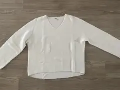 UNIQLO 3DコットンリラックスVネックセーター