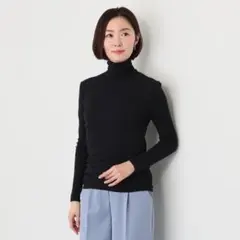 天使の綿シフォン 長袖タートルネック LLサイズカラー小梅のサムネイル