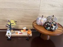 大人ハロウィン　かぼちゃ　リバティ生地使用