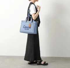 coach 2wayデニムハンドトートショルダー