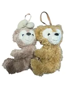 ダッフィー　シェリーメイ　ぬいぐるみ　ポーチ　2個セット