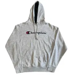 Champion グレー パーカー フード付き