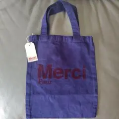 メルシー トートバッグ Merci Paris オレンジ タグ付き 新品未使用品