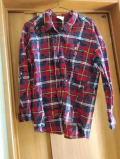 ScoLar★スカラー★チェック柄フランネルシャツ 長袖