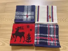 新品　ラルフローレン ハンカチ4枚セット