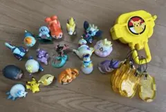 ポケモン フィギュア 18体&メザスタホルダー　セット