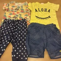 DADDYOH DADDY7分丈パンツイエローフェイス3点おまとめ4点100㌢