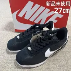 NIKE CORTEZ BLACK/WHITE 新品未使用　27㎝