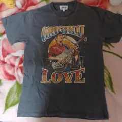 ORIGINAL LOVE Tシャツ ダークグレー L