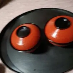 日本木材糸朱目椀2個セット