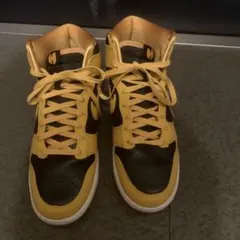 ナイキ DUNK HI RETRO PRM BLACK/POLLEN-WHITE