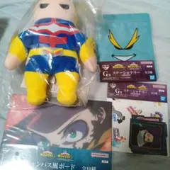 僕のヒーローアカデミア　一番くじ　オールマイト ぬいぐるみ ステーショナリー