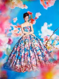 【新品未使用】mika ninagawa ワンピース 36 GUが蜷川実花「M / mika ninagawa」とコラボ、“花々が咲く
