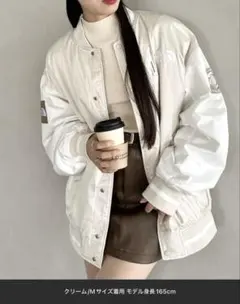 軽量！THE NORTH FACE ホワイト スタジャンMサイズ