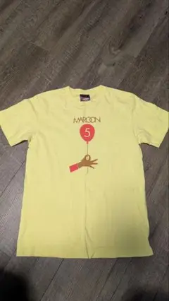 マルーン5 Tシャツ イエロー
