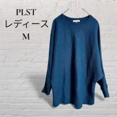 【PLST】【M】レディースセーター　ニット　ドルマンスリーブ　ゆったり　無地
