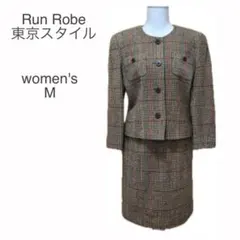 東京スタイル セットアップ スカートセットアップ ノーカラー M 秋冬レトロ
