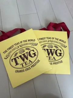 TWG イエローショッピングバッグ 2個セットのサムネイル