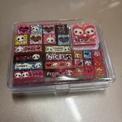 平成レトロスケルトンキャラクター スタンプセット 25個入り